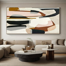 Load image into Gallery viewer, Colorful Geometric Shapes Collage Acrylic Art - Great for Creative Kids’ Room & Modern Art Gallery LargeART0670