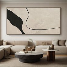 Load image into Gallery viewer, Large - Scale Curved Line Abstract Acrylic Art for Minimalist Living Room LargeART0264