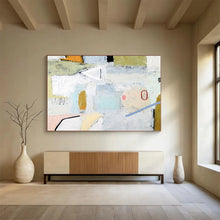 Load image into Gallery viewer, Textured Urban - Mosaic Abstract Painting on Canvas DKH554