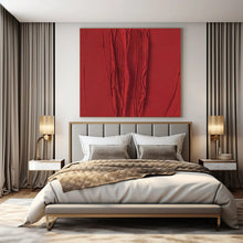 Load image into Gallery viewer, Red Textured Veins Acrylic Art, Suited for Modern Art Gallery & Bold Dining Room LargeART1071