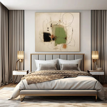 Load image into Gallery viewer, Minimalist Line & Color Abstract Canvas Painting, Suited for Modern Home Office & Art - Inspired Meditation Room LargeART1283