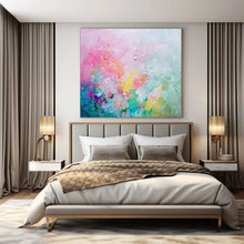 Load image into Gallery viewer, Pastel Blossom Abstract Acrylic Art, Suited for Nursery & Sunroom LargeART1026