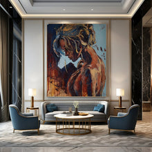 Load image into Gallery viewer, “Impressionistic Nude Figure” - Expressive Figurative Art on Canvas DKH1651