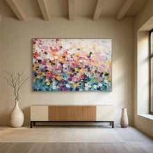 Load image into Gallery viewer, Vibrant Patchwork Abstract Large - scale acrylic painting DLZ162