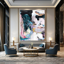 Load image into Gallery viewer, Vibrant Drip Melody – Colorful Dripping Strokes in Abstract Chaos DTP191