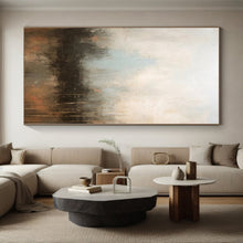 Load image into Gallery viewer, Large - Format Blue - Gray Abstract Mist Art for Modern Bedroom & Spa Retreat LargeART0450