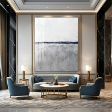 Load image into Gallery viewer, Monochromatic Gray - Tone Abstract Landscape, Perfect for Minimalist Bedroom & Serene Office LargeART2024