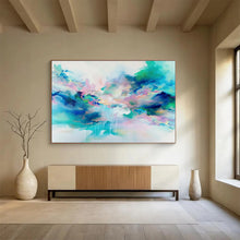 Load image into Gallery viewer, Dreamy Fluid Abstract Canvas Painting DKH486