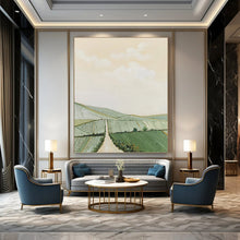 Load image into Gallery viewer, “Pastel Rural Pathway” - Soft - Toned Landscape Art on Canvas DKH1449