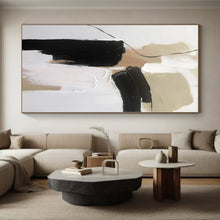 Load image into Gallery viewer, Large - Scale Neutral Abstract Art for Minimalist Living Room & Elegant Office LargeART0504