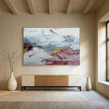 Load image into Gallery viewer, Soft - Hued Abstract Composition for Minimalist Bedroom & Calm Meditation Space DKH163