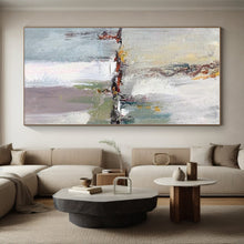 Load image into Gallery viewer, Oversized Reflective Abstract Landscape Art for Lakeside Home & Relaxation Lounge LargeART0403