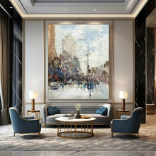 Load image into Gallery viewer, Impressionistic City Street Abstract Painting, Perfect for Urban - Themed Café & City - Lover’s Study LargeART1900