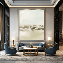 Load image into Gallery viewer, Soft - Toned Watercolor Abstract Landscape, Ideal for Tranquil Bedroom & Serene Yoga Space LargeART1963