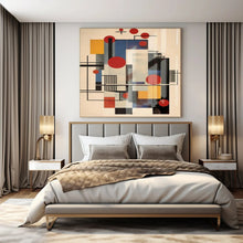 Load image into Gallery viewer, Colorful Geometric Composition Acrylic Art, Suited for Playroom & Modern Lounge LargeART1042