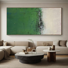 Load image into Gallery viewer, Misty Green Field Acrylic Art - Suited for Nature - lover’s Study & Minimalist Living Room LargeART0645