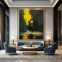 Load image into Gallery viewer, “Cowboy on Horse in Moonlight” – Dramatic Western Scene with Striking Lighting DTP104