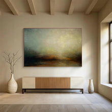 Load image into Gallery viewer, Softly Colored Abstract Landscape Painting on Canvas - “Misty Morning” DKH773