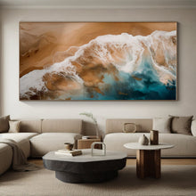 Load image into Gallery viewer, Large Aerial Beach View Art - Ideal for Modern Beach House & Travel - Themed Gallery LargeART0766
