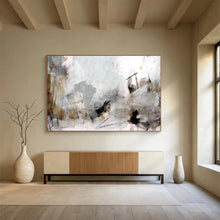 Load image into Gallery viewer, Neutral - Toned Abstract Composition Abstract acrylic painting DLZ135