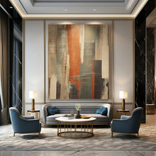 Load image into Gallery viewer, “Vertical Color Streaks” – Tall Abstract with Vertical Color Flow DTP113