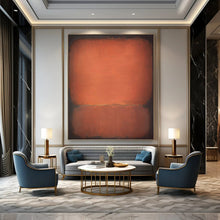 Load image into Gallery viewer, “Reddish - Orange Color - Field” - Rothko - Style Art on Canvas DKH1613