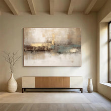 Load image into Gallery viewer, Earthy Tones Abstract Landscape Abstract acrylic painting DLZ070