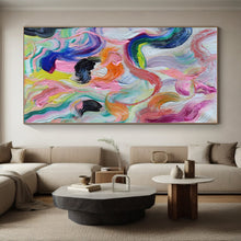 Load image into Gallery viewer, Oversized Rainbow - Swirl Abstract Art for Kids’ Playroom & Art - Loving Retail Shop LargeART0479