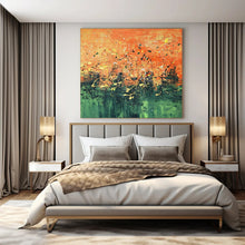 Load image into Gallery viewer, Splattered Autumn Abstract Art for Rustic Cabin & Nature - inspired Café LargeART0926