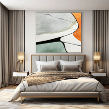 Load image into Gallery viewer, Minimalist Geometric Abstract Canvas Painting, Perfect for Scandinavian - Style Office & Modern Hallway LargeART1233