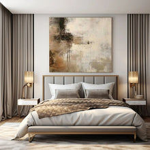 Load image into Gallery viewer, Earth - Toned Abstract Blend Abstract Canvas Painting, Suited for Rustic Living Room & Calm Bedroom LargeART1210