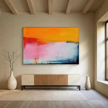 Load image into Gallery viewer, Sunset - Inspired Abstract Canvas Painting DKH499
