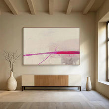 Load image into Gallery viewer, Minimalist Pink and Gray Abstract Painting for Calm Bedroom & Simple - Styled Boutique DKH279