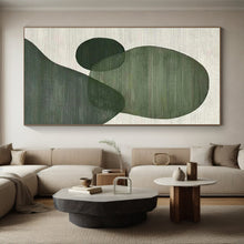 Load image into Gallery viewer, Green Geometric Shapes Acrylic Art - Suited for Mid - century Modern Nursery & Minimalist Study LargeART0593