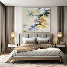 Load image into Gallery viewer, Soft Floral Abstract Canvas Painting, Great for Bohemian Bedroom & Serene Reading Nook LargeART1317