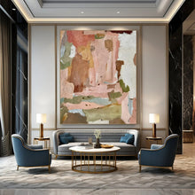 Load image into Gallery viewer, Soft Color - Block Abstract Art, Suited for Calm Nursery & Minimalist Café LargeART2285