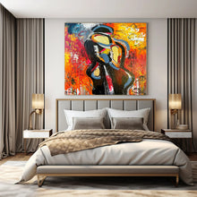Load image into Gallery viewer, Colorful Abstract Figure Abstract Canvas Painting, Suited for Vibrant Studio & Artistic Living Room LargeART1196