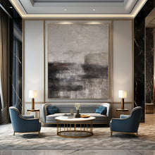 Load image into Gallery viewer, Custom Hand-Painted Abstract Canvas for Dining Room & Hotel Ballrooms