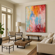 Load image into Gallery viewer, Custom Extra Large Abstract Circus Art - Commissioned Acrylic for Cabaret Theater Foyers