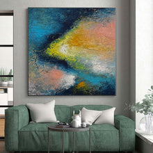 Load image into Gallery viewer, Hand - painted Massive Textured Color Block Abstract Acrylic Art for Modern Galleries LargeART0057