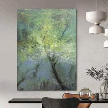 Load image into Gallery viewer, Misty Forest in Green – Abstract Landscape with Soft Textures DTP247