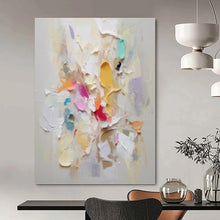 Load image into Gallery viewer, “Colorful Vertical Burst” Abstract Impasto Painting on Canvas, Dynamic Decor DKH973