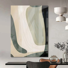 Load image into Gallery viewer, Flowing - Shaped Abstract Acrylic Art, Suited for Contemporary Dance Studio & Artistic Living Space LargeART1061