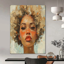 Load image into Gallery viewer, Abstract Painting Textured Hair Woman Art for Bedroom & Boutique Decor LargeART2160