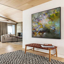 Load image into Gallery viewer, Colorful Abstract Landscape Painting on Canvas - “Whimsical Wilderness” DKH658