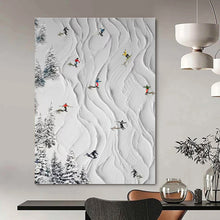 Load image into Gallery viewer, 3D Snow Sports Abstract Painting, Perfect for Ski Lodge Lounge & Active - Lifestyle Home Gym LargeART1401