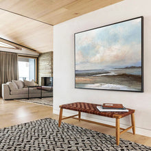 Load image into Gallery viewer, Impressionistic Seascape Painting on Canvas - “Coastal Calm” DKH755