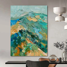 Load image into Gallery viewer, Textured Colorful Abstract Landscape, Suited for Vibrant Living Room & Creative Studio LargeART1938