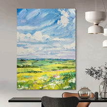 Load image into Gallery viewer, Colorful Impressionistic Landscape Painting, Ideal for Cheerful Living Room & Art - Filled Hallway LargeART2150