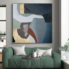 Load image into Gallery viewer, Oversized Geometric Abstract Acrylic Art, Suited for Entryway & Home Office Design LargeART0371
